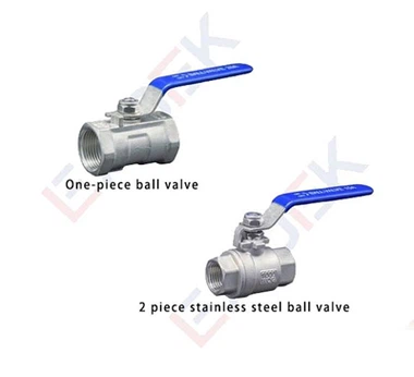 1 darab vs 2pc golyószelep: A legfontosabb különbségek magyarázata